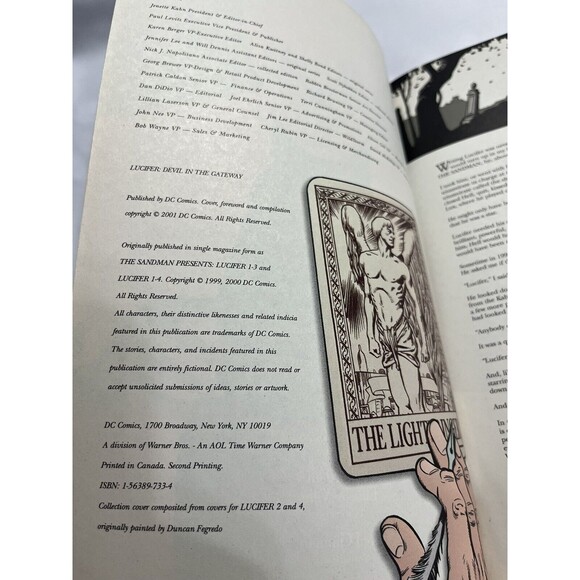 Lucifer: Devil in the Gateway Volume #1 by Mike Carey Vertigo Comics 2001 - Picture 7 of 9